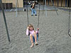 Jordan on the swings