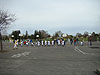 The major league players training the t-ball players