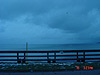 Looking at the lake in the evening