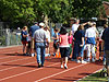 Ken walking over to time the race