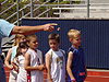 Another picture of the kids lining up