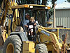 Jordan and Ken on the tractor