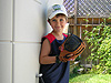 Tyler with his gear