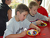 Tyler eating his cake