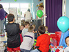 Tyler opening gifts