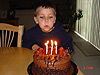 Tyler making a wish