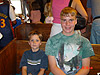 Tyler with his big buddy Nathan