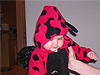 Jordan in her ladybug costume