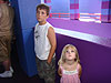 Tyler and Jordan in line