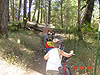 Tyler and Ken going up a trail