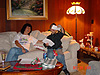 Tyler checking out his gift certificate