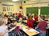 The kids finishing up
