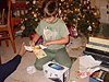 Tyler opening up a CD for his new PSP