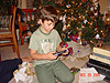 Tyler checking out his new PSP