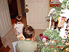 Jordan opening one of her gifts