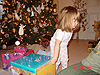Jordan dragging around her new puzzles