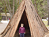 Tyler outside the Yosemite museum