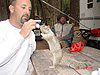 Ken feeding another animal