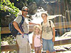 Ken, Jordan, and Tyler on the foot bridge on the way to Vernal Falls