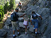 Ken, Jordan, and Tyler on the Mist Trail