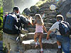 Ken, Jordan, and Tyler on the Mist Trail