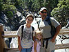 Tyler, Jordan, and Ken on the bridge on the trail to Nevada Falls