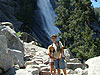 Jordan and Tyler on the trail to Nevada Falls