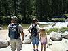 Ken, Tyler, and Jordan on the top of Nevada Falls
