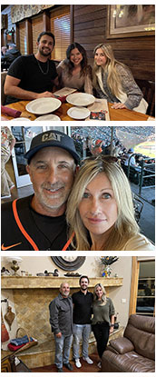 Tyler's Birthday dinner and the Giants game