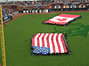 The flags