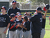 Tyler's team on the field