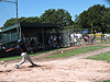 Tyler hitting the ball