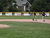 Tyler running to second base