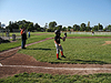 Tyler's team warming up