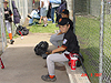 Tyler in the dugout