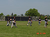 The team practicing