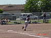 Tyler running to second base