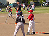 Tyler getting ready to run to 2nd base