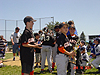 Tyler's team with their trophies
