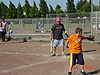 Coach Casey getting ready to bat