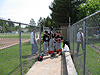 Tyler's team getting ready to go on the field