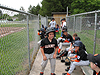 Tyler's team in the dugout