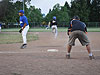Tyler running to second base