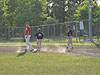 Tyler running to first