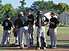 Coach Mike talking to the team