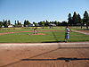Tyler's team warming up