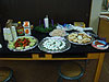 The food for the party