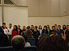 The kids singing