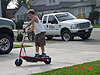 Tyler riding his Zappy