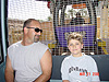 Ken and Tyler on the 'Sun Wheel'
